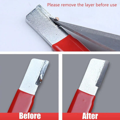 5pcs Handheld Garden Tool Knife Sharpener Quick Pocket Blade Carbide Sharpener - Red V528-KNIFE-SHARPENER-5PCS-RED-607233