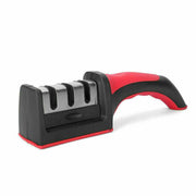 Au Knife Sharpener 3 Stage Kitchen Diamond Sharp Knives Scissor Sharpening Tool V528-KNIFESHARPENING-REDBLACK-54224