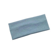 Women Headband Solid Wide Turban Knitted Cotton Hairband Girls Elastic Hair Band - Cyan V528-KNITTING-CYAN-114747