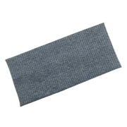 Women Headband Solid Wide Turban Knitted Cotton Hairband Girls Elastic Hair Band - Dark Grey V528-KNITTING-DARKGREY628878
