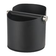 Stainless Steel Coffee Grounds Knock Box Round Tap Bucket for Household Espresso - Black V528-KNOCK-BOX-04-2-122104