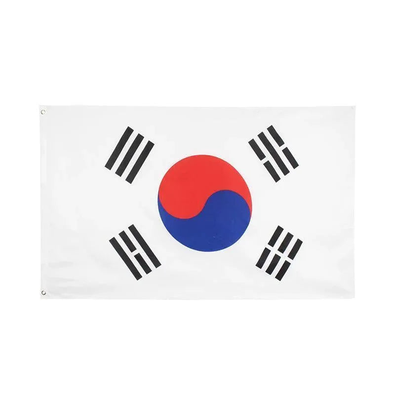 Large South Korea Flag Heavy Duty Outdoor Korean 90 X 150 CM - 3ft x 5ft V528-KOREAFLAG-38927