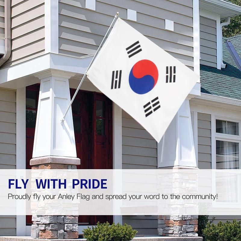 Large South Korea Flag Heavy Duty Outdoor Korean 90 X 150 CM - 3ft x 5ft V528-KOREAFLAG-38927