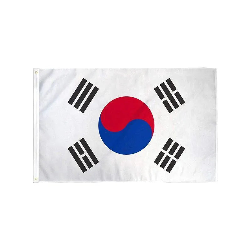 Large South Korea Flag Heavy Duty Outdoor Korean 90 X 150 CM - 3ft x 5ft V528-KOREAFLAG-38927