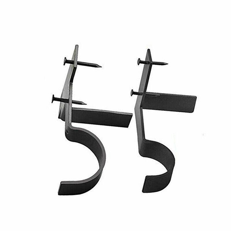 2X Bracket Hang Curtain Rod Holders Single Hook Tap Right Into Window Frame Rod V528-KWIK-HANG-2PCS-655241