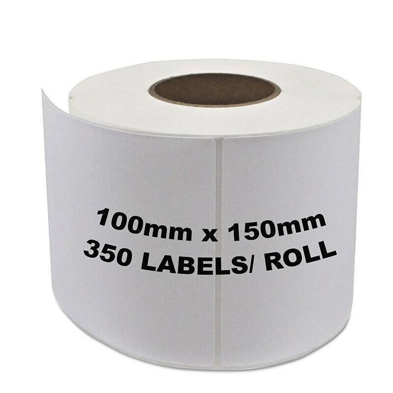 Direct Thermal Postage Labels 100x150mm Roll 350 Stickers V528-LABELPAPER100-150-350-1PCS-68011