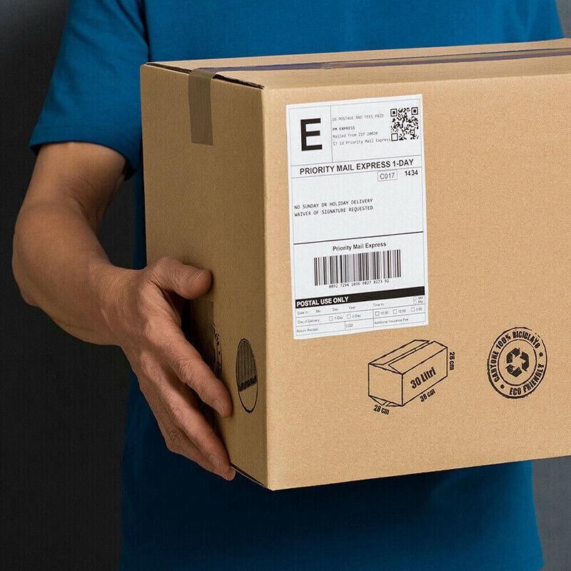 Direct Thermal Postage Labels 100x150mm Roll 350 Stickers V528-LABELPAPER100-150-350-1PCS-68011