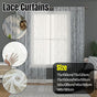 Elegant Lace Curtain Bedroom Window Door Screen Privacy Window Decor - 145*100cm V528-LACE-CURTAINS-145-100-152353