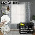 Elegant Lace Curtain Bedroom Window Door Screen Privacy Window Decor - 75*100cm V528-LACE-CURTAINS-75-100-992420