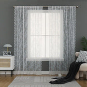 Elegant Lace Curtain Bedroom Window Door Screen Privacy Window Decor - 75*100cm V528-LACE-CURTAINS-75-100-992420