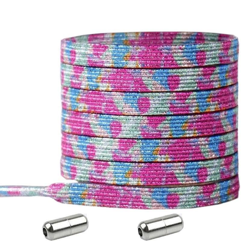 No Tie Locked Elastic Shoelace Shoe Lace Lazy Laces Sneakers Sports - NO.15 Snow V528-LACES-NO-12SNOW-33689