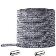 No Tie Locked Elastic Shoelace Shoe Lace Lazy Laces Sneakers Sports - NO.16 Sliver V528-LACES-NO-13SILVER-56734