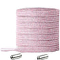 No Tie Locked Elastic Shoelace Shoe Lace Lazy Laces Sneakers Sports - NO.18 Glitter Pink V528-LACES-NO-15GLITTERPINK-74965