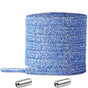 No Tie Locked Elastic Shoelace Shoe Lace Lazy Laces Sneakers Sports - NO.20 Glitter Blue V528-LACES-NO-17GLITTERBLUE-17134