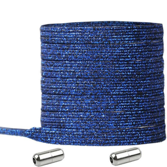 No Tie Locked Elastic Shoelace Shoe Lace Lazy Laces Sneakers Sports - NO.21 Royal Blue V528-LACES-NO-18ROYALBLUE-49720