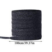 No Tie Locked Elastic Shoelace Shoe Lace Lazy Laces Sneakers Sports - NO.22 Silver Grey V528-LACES-NO-19SILVERGREY-12383