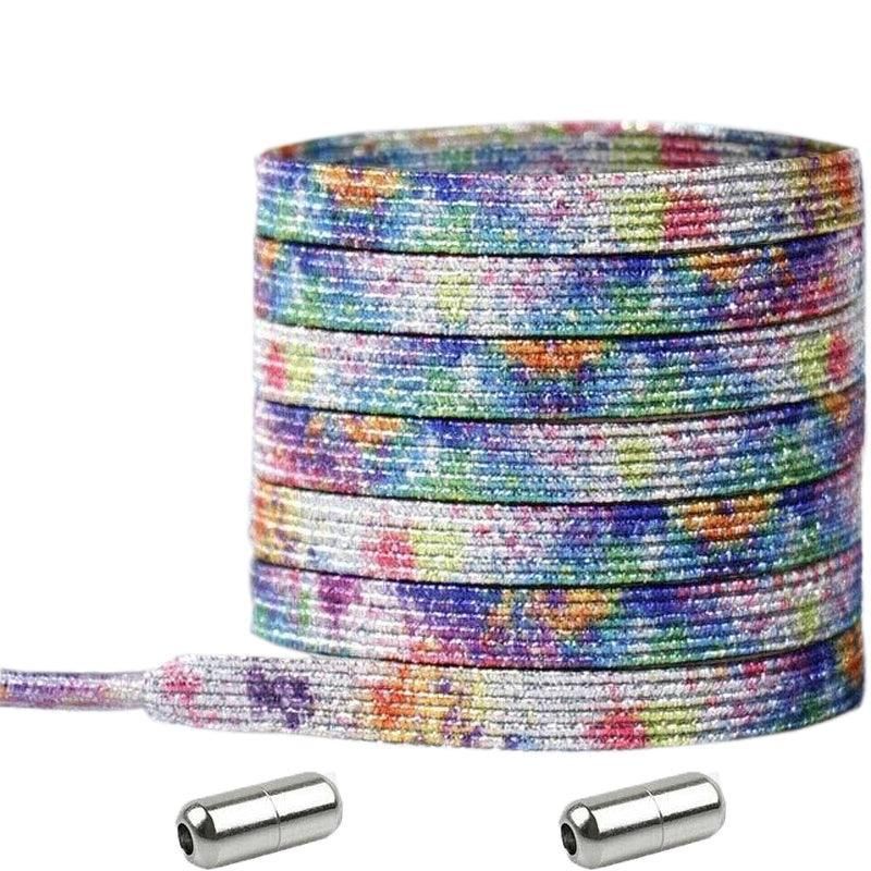 No Tie Locked Elastic Shoelace Shoe Lace Lazy Laces Sneakers Sports - NO.1 Paints V528-LACES-NO-1PAINTS-39243