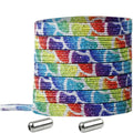 No Tie Locked Elastic Shoelace Shoe Lace Lazy Laces Sneakers Sports - NO.5 Rainbow Scales V528-LACES-NO-5RAINBOWSCALES-93644