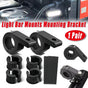 1 Pair Light Clip Fixing Bracket for Car Motorcycle Spotlights Mounting Shelf V528-LAMP-CLAMP-3-227165