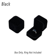 10X Flannel Ring Jewelry Earring Ring Jewelry Boxes Exquisite Gift Organizer - Apricot V528-LANNEL-BOX-10PCS-APRICOT-655724