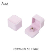 10X Flannel Ring Jewelry Earring Ring Jewelry Boxes Exquisite Gift Organizer - Apricot V528-LANNEL-BOX-10PCS-APRICOT-655724