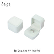 10X Flannel Ring Jewelry Earring Ring Jewelry Boxes Exquisite Gift Organizer - Apricot V528-LANNEL-BOX-10PCS-APRICOT-655724