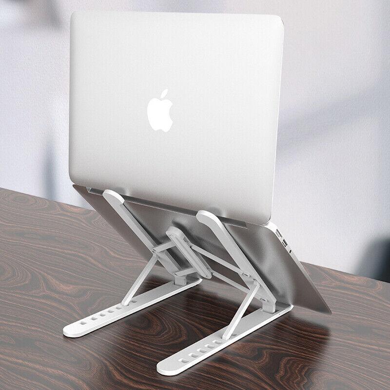 Adjustable Folding Laptop Stand for Desk Portable Tablet Holder Riser Bracket - Black V528-LAPTOPSTAND-BLACK-250049