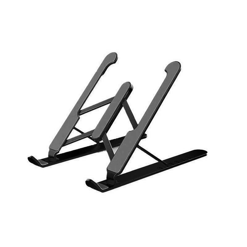 Adjustable Folding Laptop Stand for Desk Portable Tablet Holder Riser Bracket - Black V528-LAPTOPSTAND-BLACK-250049