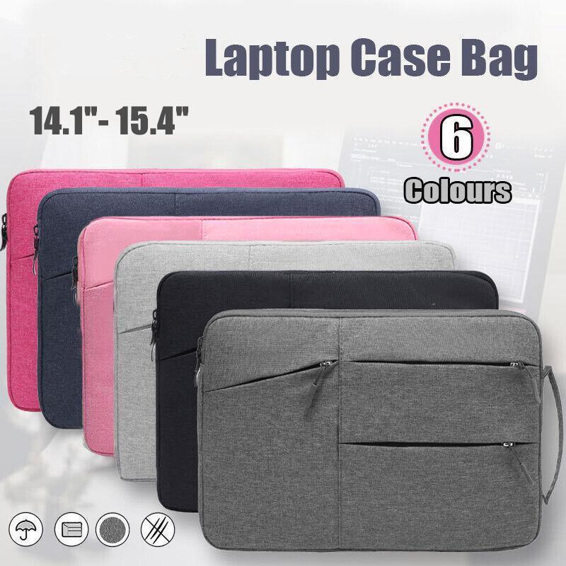 Laptop Sleeve Travel Bag Carry Case For MacBook Air Pro 14.1"-15.4" - Rose Red V528-LAPTOPTRAVELBAG23548