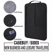 Laptop Sleeve Travel Bag Carry Case For Macbook Air Pro 15.6inch - Dark Grey V528-LAPTOPTRAVELBAG33815