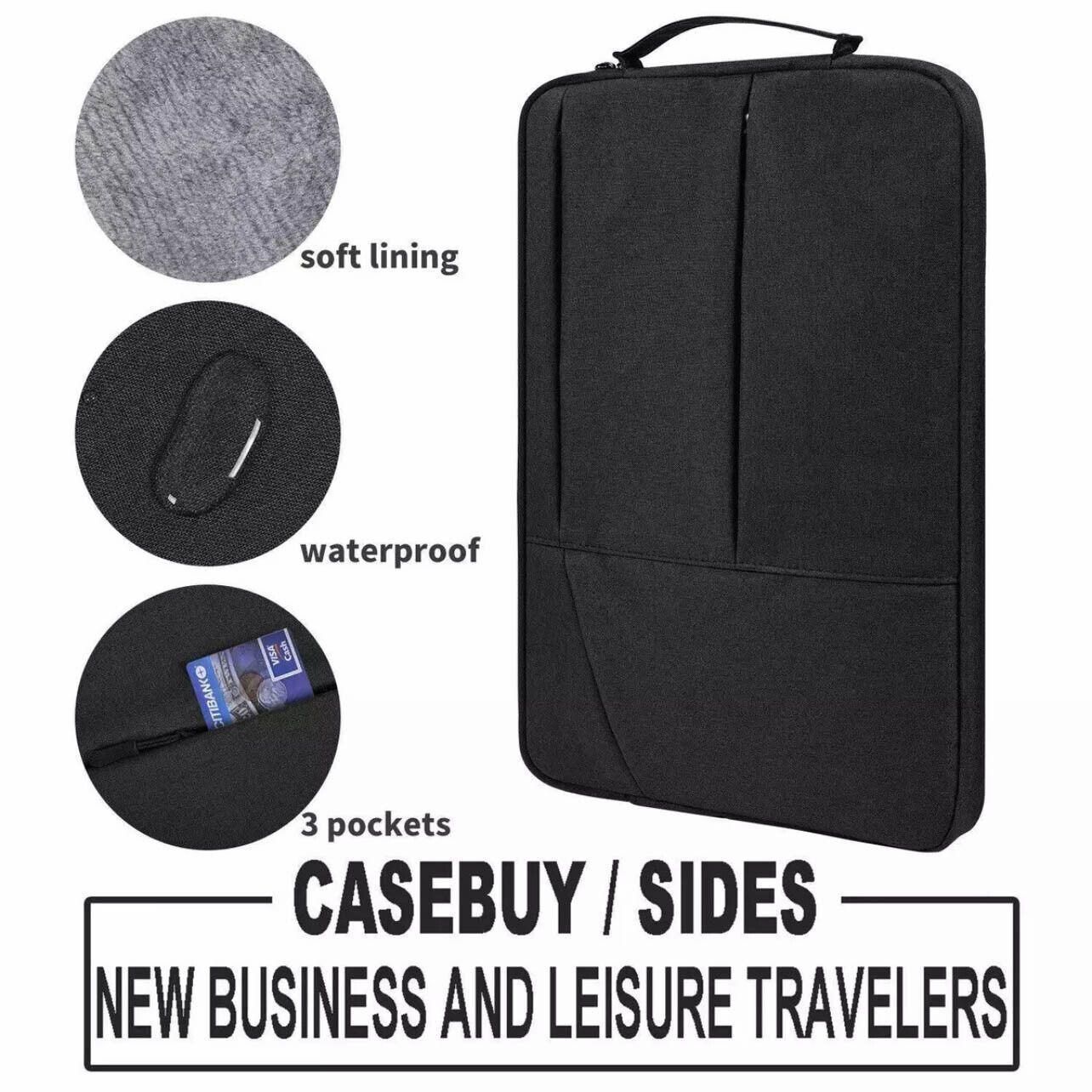 Laptop Sleeve Travel Bag Carry Case For Macbook Air Pro 15.6inch - Light Grey V528-LAPTOPTRAVELBAG55723