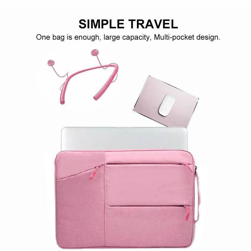 Laptop Sleeve Travel Bag Carry Case For Macbook Air Pro 15.6inch - Light Grey V528-LAPTOPTRAVELBAG55723