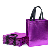 24pcs Laser Non Woven Gift Bags Tote Bags for Party Favor Wedding and Birthday - Rose Red V528-LASER-BAG-24PCS-ROSE-RED-490065