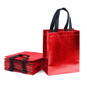24pcs Laser Non Woven Gift Bags Tote Bags for Party Favor Wedding and Birthday - Rose Red V528-LASER-BAG-24PCS-ROSE-RED-490065