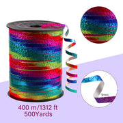 400m Glitter Laser Ribbon for Balloons Birthday Party Banners Pull String Tie V528-LASER-RIBBONS-663302