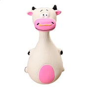 Latex Squeaky Dog Toys Puppy Pet Chew Toys Squeaker Soft and Interactive - White V528-LATESQUEAKYDOG-WHITE-384459