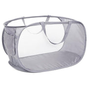 Large Folding Laundry Basket Collapsible Storage Organizer Dirty Clothes Hamper - Pink V528-LAUNDRY-BASKET-PINK-981086