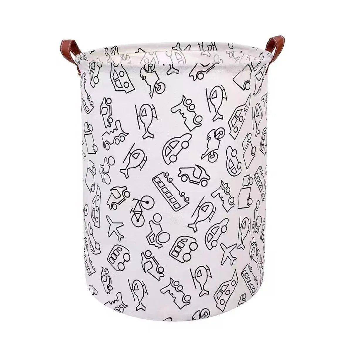 Foldable Laundry Basket Dirty Clothes Hamper Toy Storage Organizer Storage Bin - Cars V528-LAUNDRY-BASKET-XQC-142586