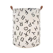 Foldable Laundry Basket Dirty Clothes Hamper Toy Storage Organizer Storage Bin - English Letters V528-LAUNDRY-BASKET-YWZM-865411