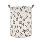 Foldable Laundry Basket Dirty Clothes Hamper Toy Storage Organizer Storage Bin - English Letters V528-LAUNDRY-BASKET-YWZM-865411