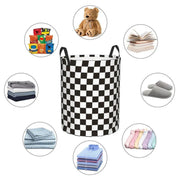 Foldable Laundry Basket Dirty Clothes Hamper Toy Storage Organizer Storage Bin - English Letters V528-LAUNDRY-BASKET-YWZM-865411