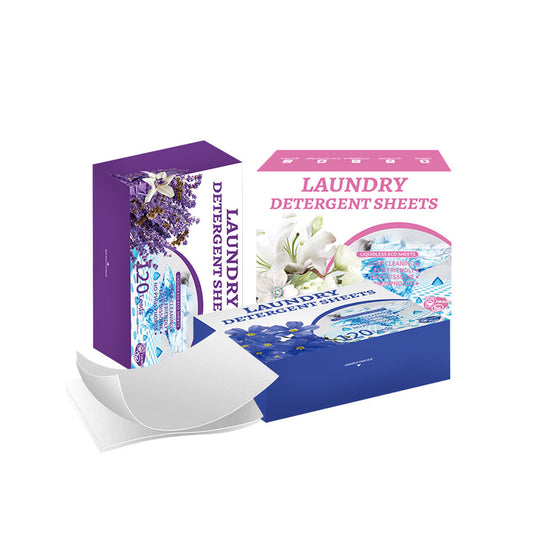 Laundry Tablets Set Portable Cleaning Pods Concentrated for Household Washing - Flax V528-LAUNDRY-POWDER-FLAX-909501