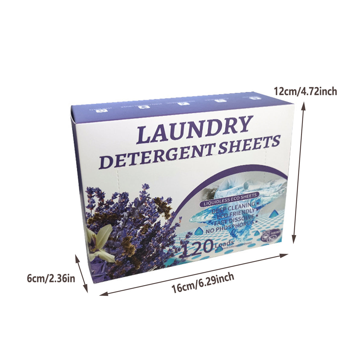 Laundry Tablets Set Portable Cleaning Pods Concentrated for Household Washing - Flax V528-LAUNDRY-POWDER-FLAX-909501
