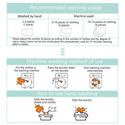 Laundry Tablets Set Portable Cleaning Pods Concentrated for Household Washing - Flax V528-LAUNDRY-POWDER-FLAX-909501