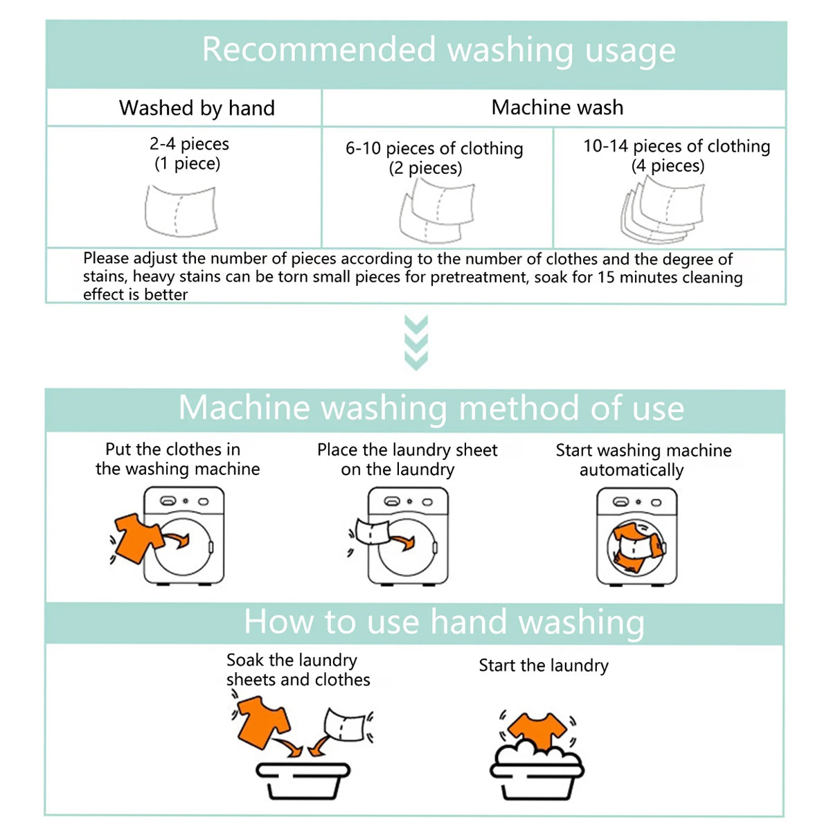 Laundry Tablets Set Portable Cleaning Pods Concentrated for Household Washing - Flax V528-LAUNDRY-POWDER-FLAX-909501