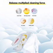 Laundry Tablets Set Portable Cleaning Pods Concentrated for Household Washing - Flax V528-LAUNDRY-POWDER-FLAX-909501
