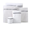 5pcs Zipper Mesh Laundry Bags Set Clothes Washing Organiser for Delicates - Grey V528-LAUNDRYBAG-5PCS-GREY-87988