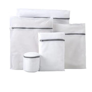 5pcs Zipper Mesh Laundry Bags Set Clothes Washing Organiser for Delicates - Grey V528-LAUNDRYBAG-5PCS-GREY-87988