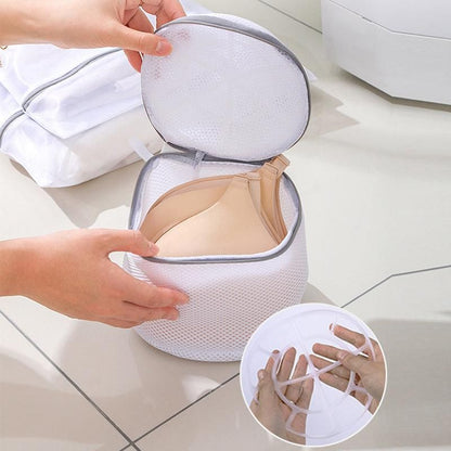 5pcs Zipper Mesh Laundry Bags Set Clothes Washing Organiser for Delicates - Grey V528-LAUNDRYBAG-5PCS-GREY-87988