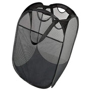 2PCS Foldable Mesh Laundry Hampers with Handles and Pocket for Clothes Storage V528-LAUNDRYBASKET-2PCS-86705
